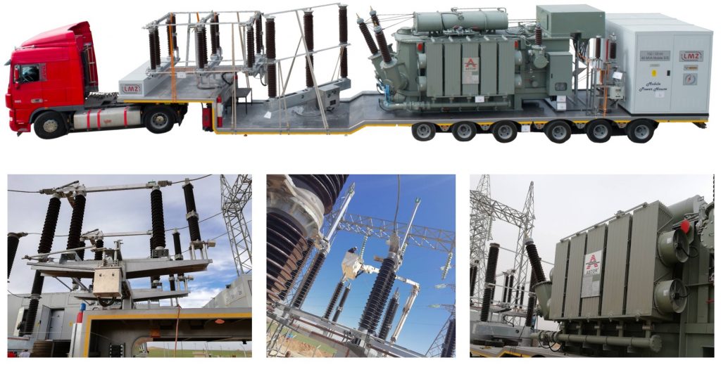 LMZ HV MV mobile substation